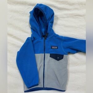 Baby Patagonia Fleece Zip Up - 6-12 Months